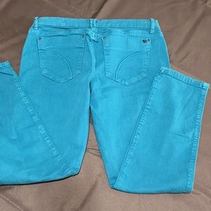 Women's Joe’s Jeans turquoise EUC - fit more like a 28